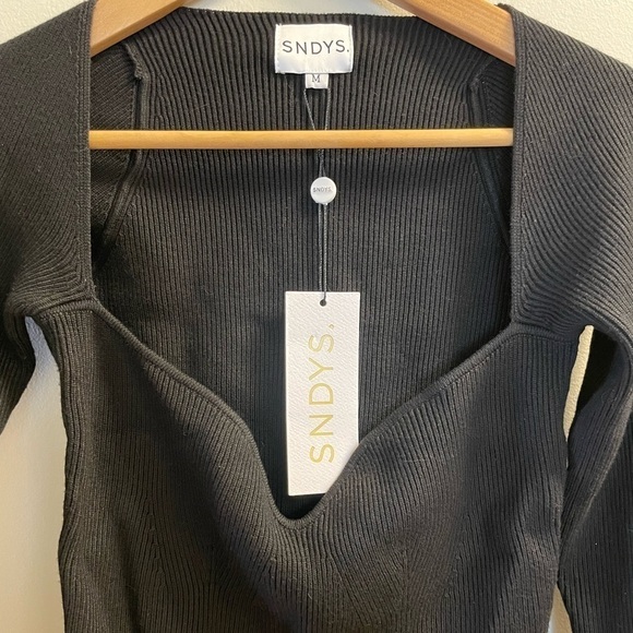 SNDYS ARMOUR Rib Crop Top & Mini Skirt. Size S/M - Picture 6 of 14